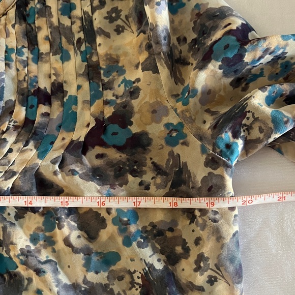 2 XS Lauren Conrad Top Floral Shirt Blouse Fall Long Sleeve Womens Lot Bundle - Picture 6 of 16